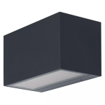 Ledvance Smart+ WiFi LED Wall Light Outdoor Brick Wide Dark Grey 14W 600lm - 830 Warm White | RGBW