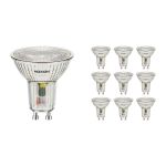 Multipack 10x Noxion LED Spot GU10 PAR16 4.8W 450lm 36D - 827 Extra Warm White | Replaces 50W