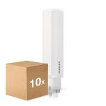 Multipack 10x Philips CorePro PL-C LED 9.5W 990lm - 830 Warm White | 4-Pin - Replaces 26W