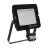 Ledvance LED Floodlight Compact Black 50W 5000lm 100D - 840 Cool White | IP65 - Symmetrical - Motion and Light Sensor
