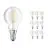 Multipack 10x Ledvance CLASSIC LED E14 Pear Filament Clear 4.2W 470lm - 927 Extra Warm White | Best Colour Rendering - Dimmable - Replaces 40W