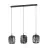 Eglo Pendant Romazzina Steel Black | IP20 - Suitable for 3x E27 
