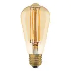 Ledvance Vintage 1906 LED E27 Edison Gold 5.8W 470lm - 822 Extra Warm White | Dimmable - Replaces 40W