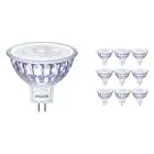 Multipack 10x Philips Master Value LED Spot GU5.3 MR16 5.8W 490lm 36D - 940 Cool White | Best Colour Rendering - Dimmable - Replaces 35W