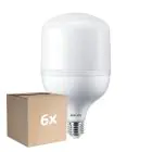 Multipack 6x Philips TrueForce Core LED E27 HPL/HPI/SON Frosted 35W 4800lm 180D - 830 Warm White | Replaces 125W