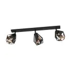 Eglo Ceiling Light Carlton 7 Steel Black Copper | IP20 - Suitable for 3x E27 