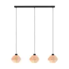 Eglo Pendant Midsumer Steel Black | IP20 - Suitable for 3x E27 