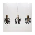 Eglo Pendant Empoli Steel Black | IP20 - Suitable for 3x E27 