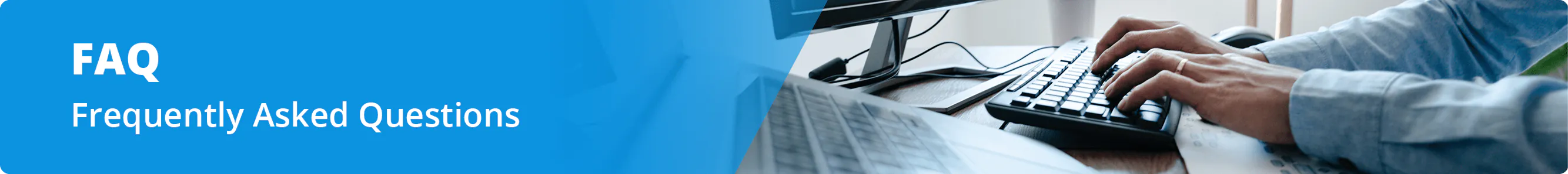 FAQ banner